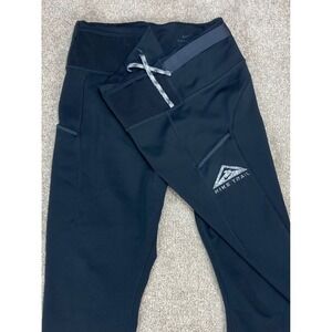 Nike Epic Trail Running Tight Leggings Womens XXL Black Pockets Hiking Outdoor